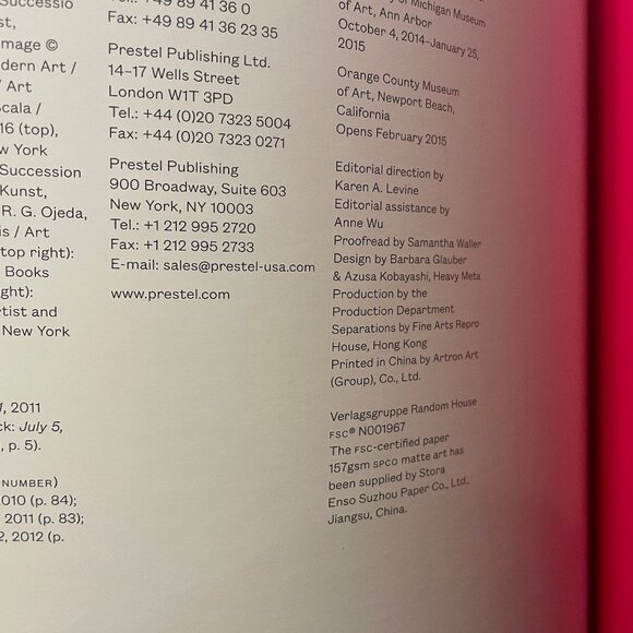 Fred Tomaselli The Times by Fred Tomaselli HC 2014 Coffee Table Book - Picture 4 of 9